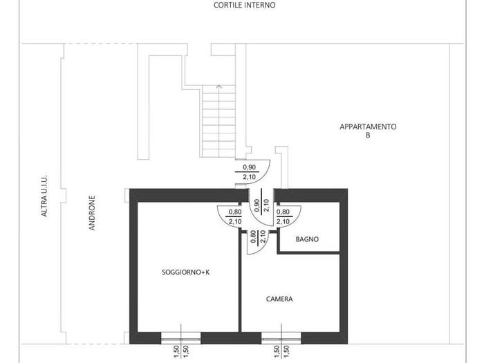 Appartamento bilocale in vendita in Viale Umbria, Porta Romana Medaglie d'Oro, Milano