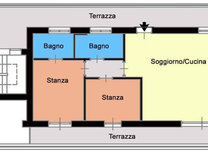 Appartamento trilocale in vendita in Via Marconi, Centro, Bolzano