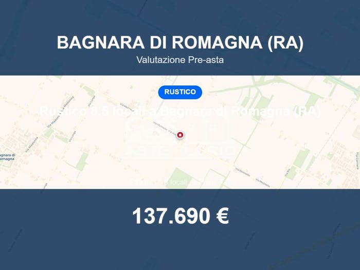 Casa con 6 locali in vendita in Via Molinello, Bagnara di Romagna