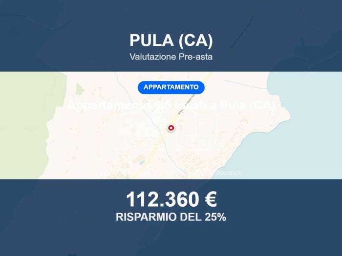 Appartamento con 6 locali in vendita in Sda Statale Sulcitana Pula CA Italia, Centro, Pula