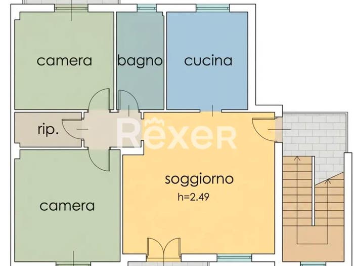 Appartamento trilocale in vendita in Via Santi Medici, Centro, Castrovillari