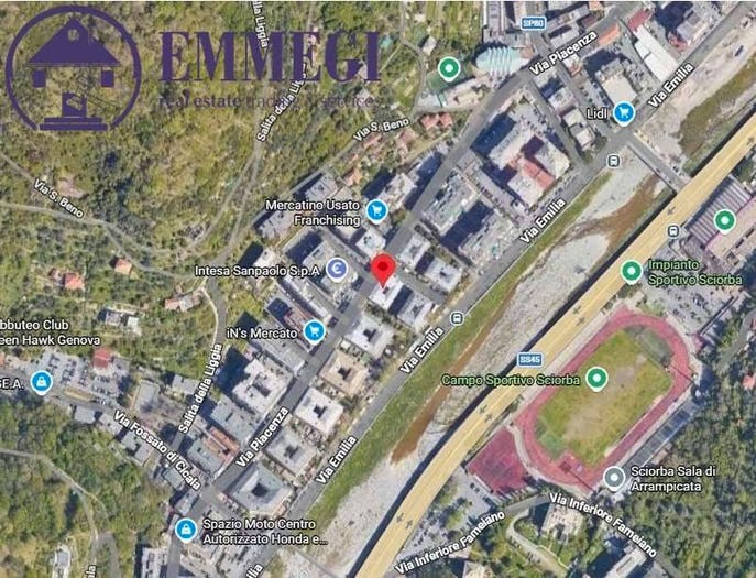 Appartamento quadrilocale in vendita in Via Piacenza, Molassana, Genova