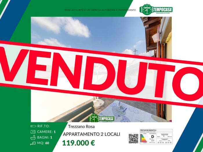 Appartamento bilocale in vendita in Via Rossini A, Trezzano Rosa
